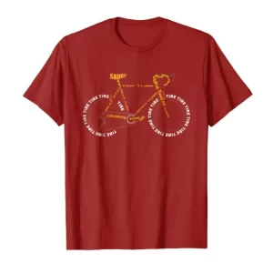 bicycle anatomy T-shirt tee spokeasy boutique store shop