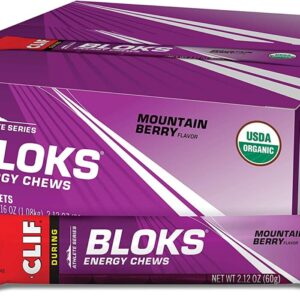 clif bloks energy chews mountain berry electrolytes hydration spokeasy grocery shop store page RAGBRAI menu blog post