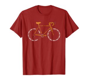 Bicycle Anatomy Tee Shirt