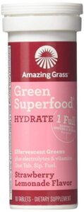 strawberry green electrolyte drink