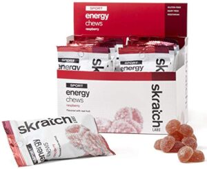 skratch labs energy chew raspberry