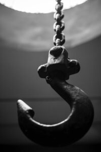 hook chain crane off the hook spokeasy blog post On Tenterhooks blog