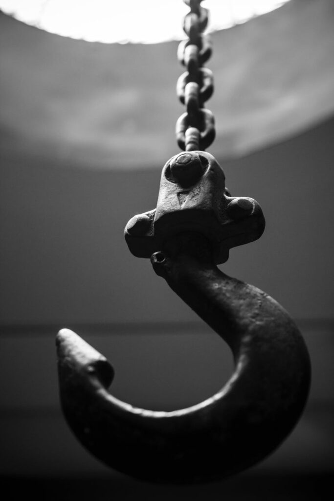 hook chain crane off the hook spokeasy blog post