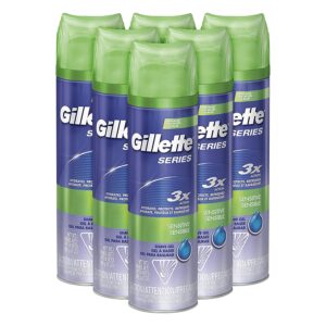 gillette shaving gel sensitive skin