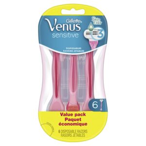 gillette venus womens sensitive skin disposable razor