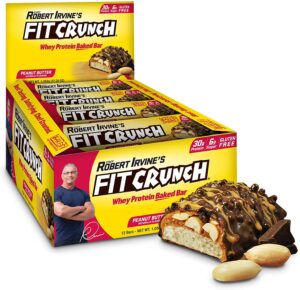 fitcrunch protein bar power six layer bike ride