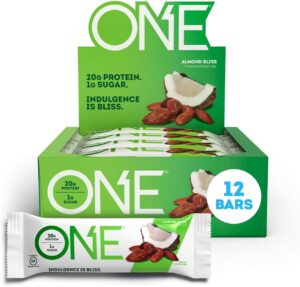 one protein almond bliss bar spokeasy grocery store shop