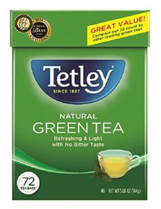 tetley green tea bags