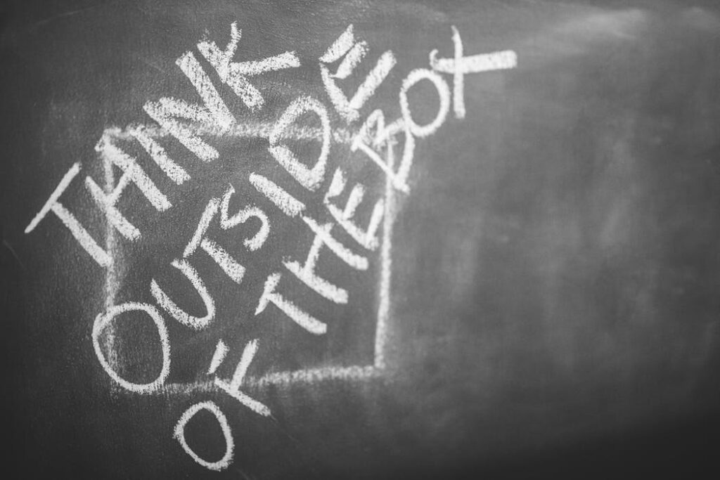 chalk think outside box blackboard think ten times blog post spokeasy power of suggestion side effects spokeasy blog post sparring blog post
