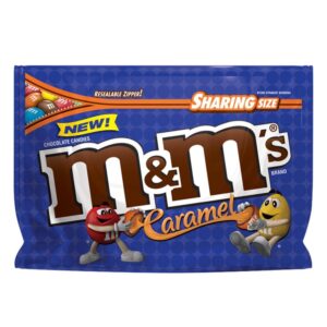 M&Ms caramel chocolate