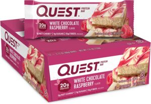 quest white chocolate raspberry bar protein spokesay grocery shop store bar none page
