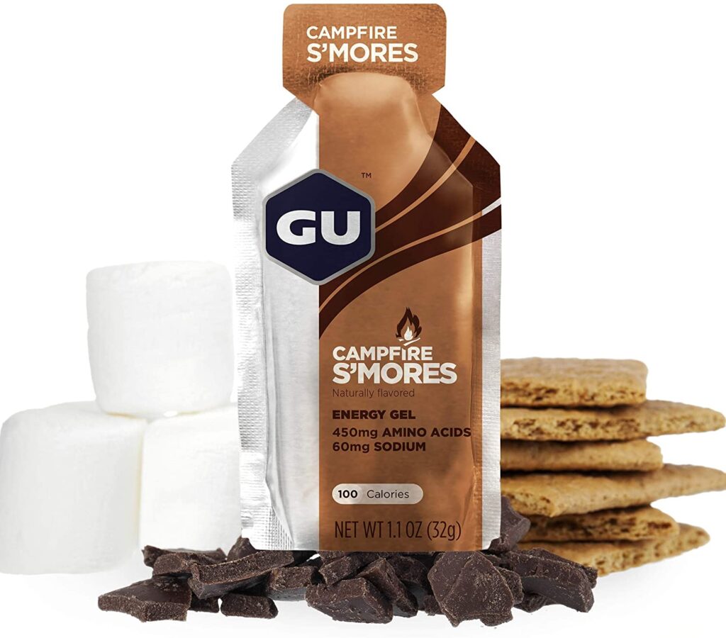 GU-Gel campfire s'mores energy ride spokeasy more or longer blog post