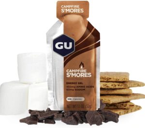 GU-Gel campfire s'mores energy ride