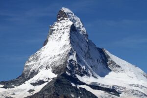 peak matterhorn mountain cyclist europe hurricane spokeasy Bicycle Touring page Globetrotting page Europe page Mind over Matter blog post
