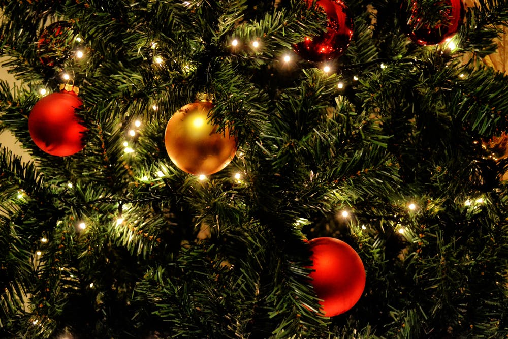 yule ride bicycle red ribbon bicycle christmas spokeasy holiday food blog post Christmas moon blog post