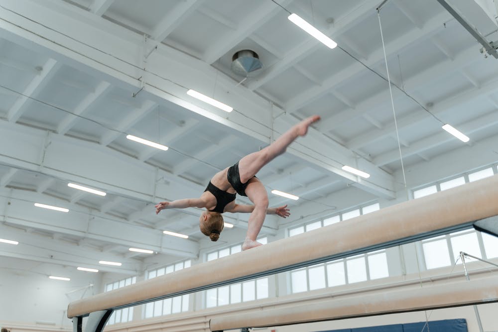 mental gymnastics interval balance beam ride bicycle computer