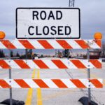 rider's block writer's block century riders block road barricade fog vest blockage thwarted plans blog post delays blog Pack Away log