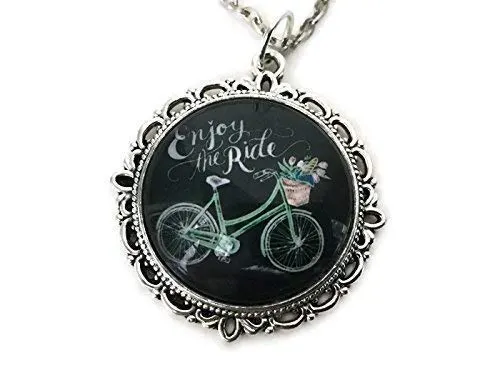 enjoy the ride necklace bijoux spokeasy
