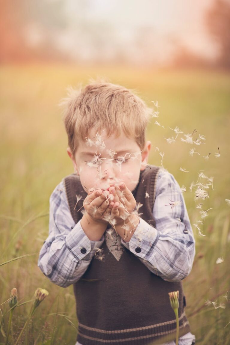 blow boy child kid dandelion spokeasy