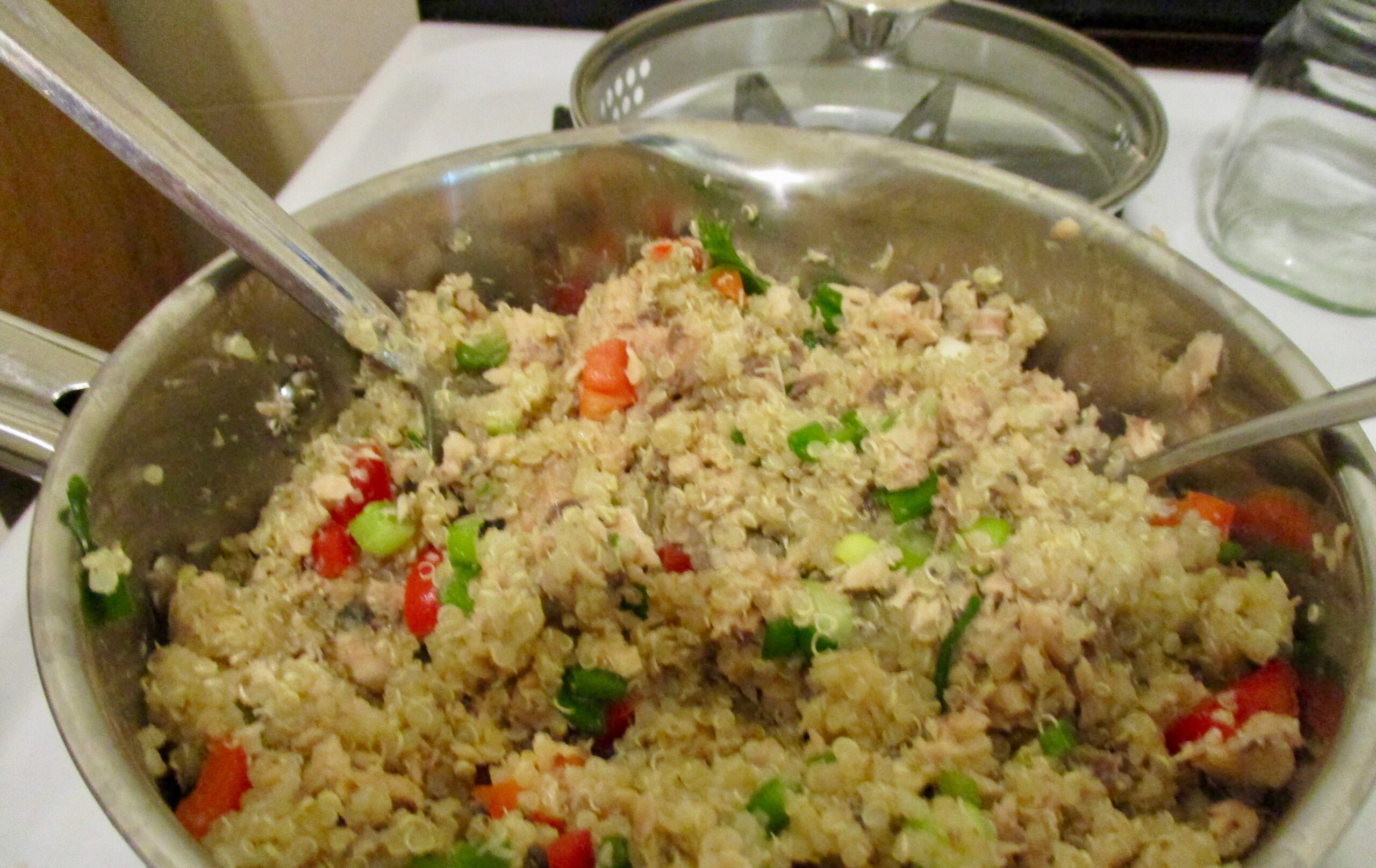 quinoa salmon salad cookin spokeasy