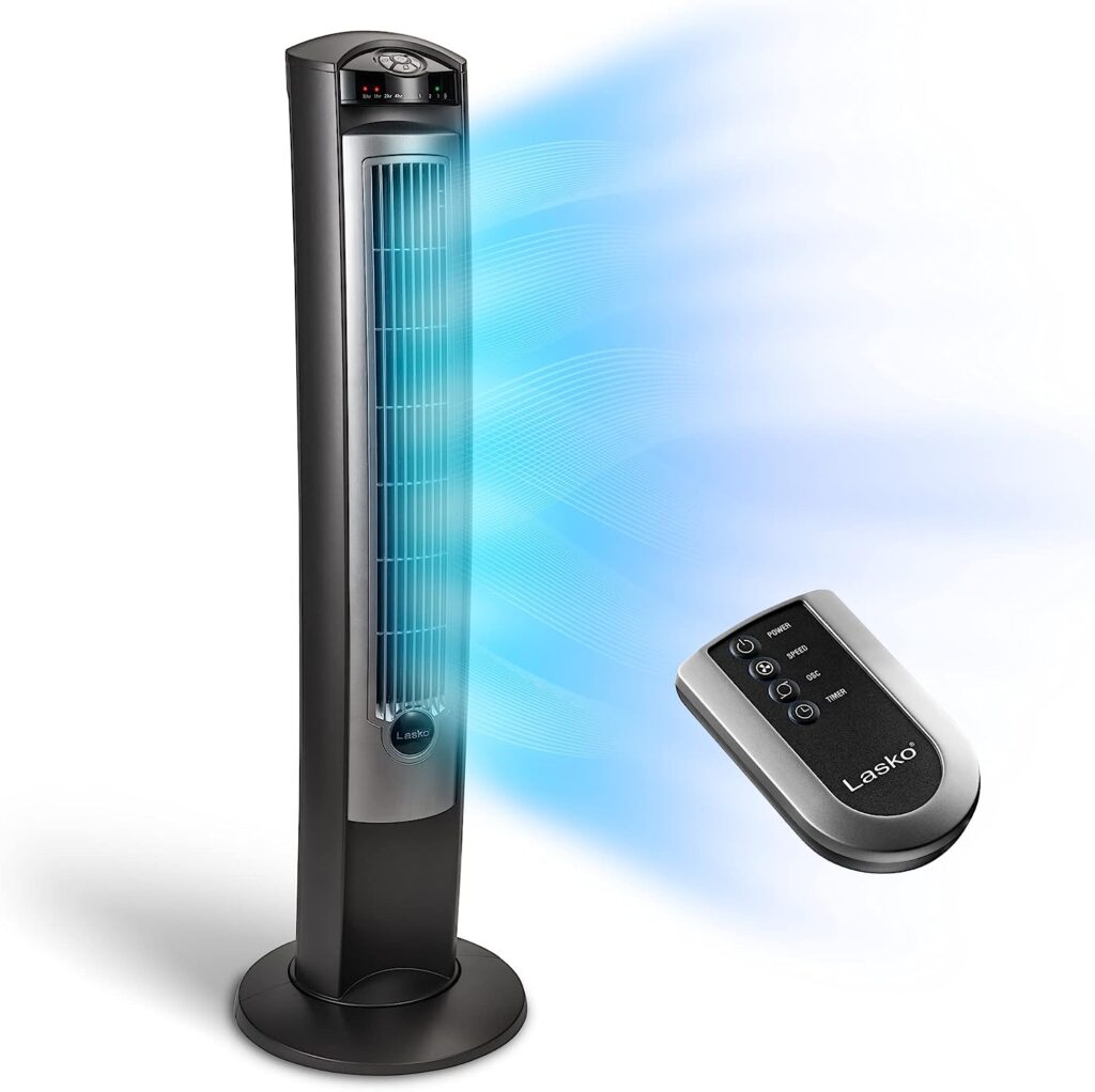 Lasko Oscillating Tower Fan spokeasy amazon shop store etcetera electronics when you're hot blog post respite another heat wave blog trial run blog post