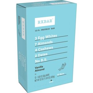 RXBar Vanilla Almond spokeasy amazon grocery bar none