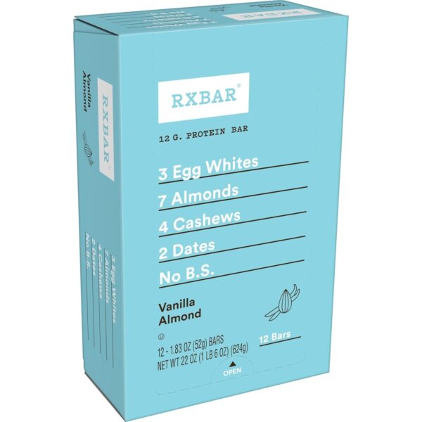 RXBar Vanilla Almond spokeasy amazon grocery bar none