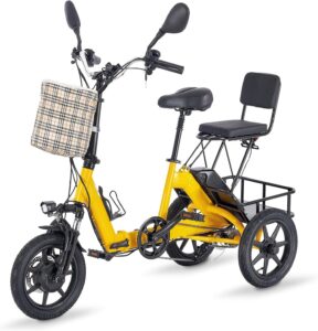 Eatich Folding Adult E-Trike spokeasy amazon adult tricycles trikes page