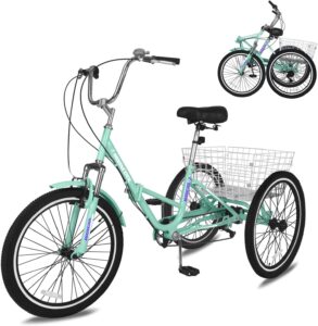 MOPHOTO Adult Folding Tricycle spokeasy amazon shop store adult tricycles adult trikes page too old for cycling blog post