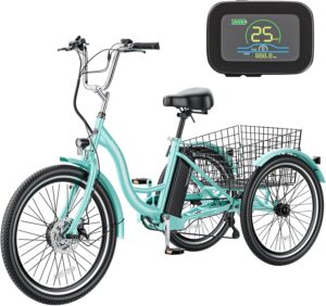 MONCOOL electric adult tricycle spokeasy amazon shop store e-bikes e bikes ebikes page adult tricycles page