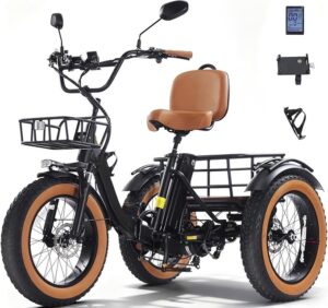 KAKIGO Electric Adult Tricycle spokeasy amazon shop store Adult Tricycles page Electric Bikes/Cargo Bikes page