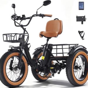 KAKIGO Electric Adult Tricycle spokeasy amazon shop store Adult Tricycles page Electric Bikes/Cargo Bikes page