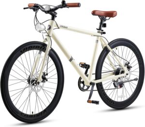 VIRIBUS Men's Hybrid Bicycle spokeasy amazon shop store SpokEasy store Bicycles page Hybrids page Burrito Day blog post