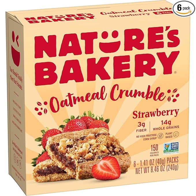 Nature's Bakery Oatmeal-Crumble Strawberry spokeasy amazon shop store Grocery page General Grocery page Miscellaneous Bars I-P Pantry page