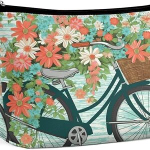 Bicycle Flower Cosmetic Bag spokeasy amazon shop store SpokEasy Store page Boutique page In the Bag page