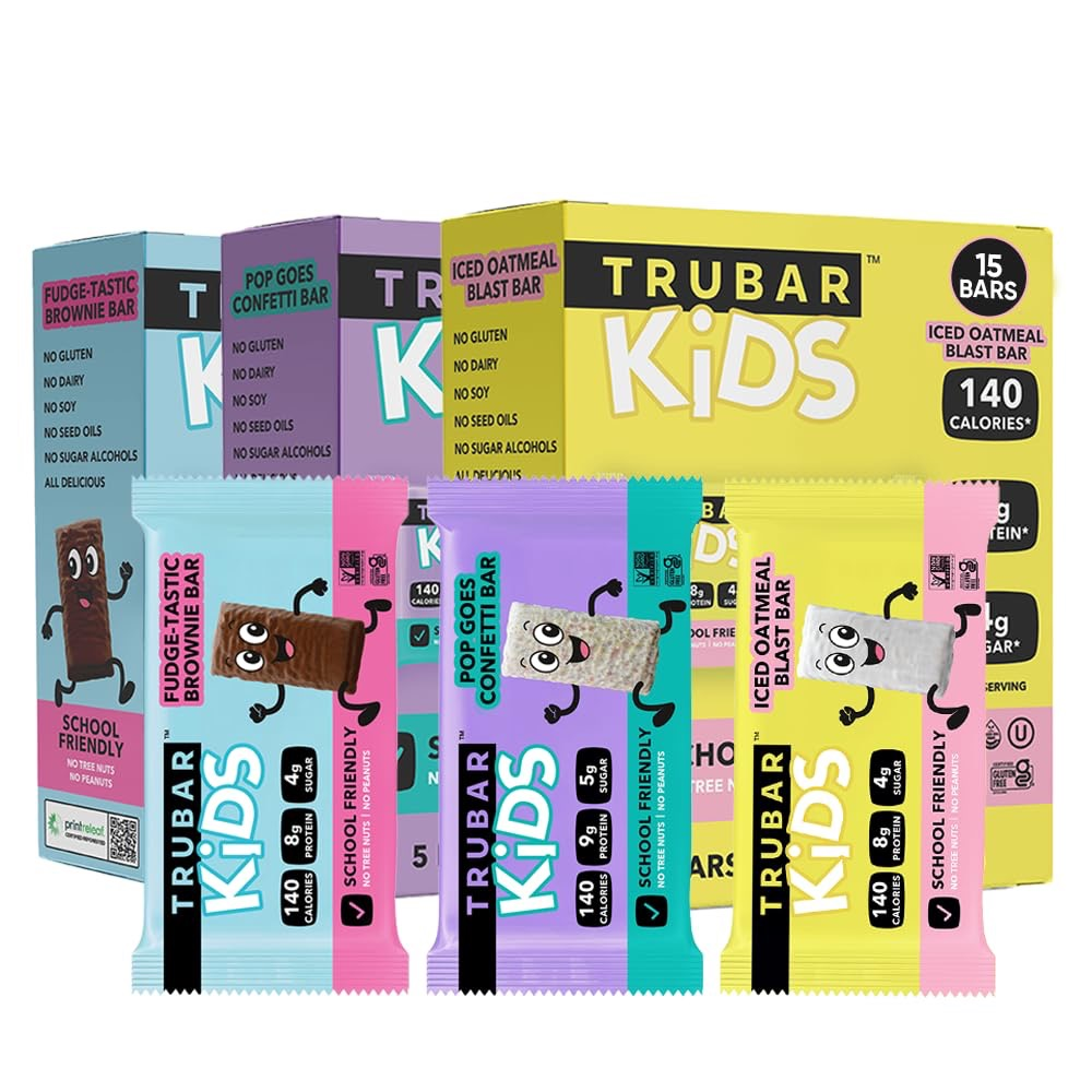 TRUBAR Kids Protein Bars spokeasy amazon shop store Grocery page Bar None page Miscellaneous Bars page Miscellaneous Bars Q-Z page For Kids page Noshes page