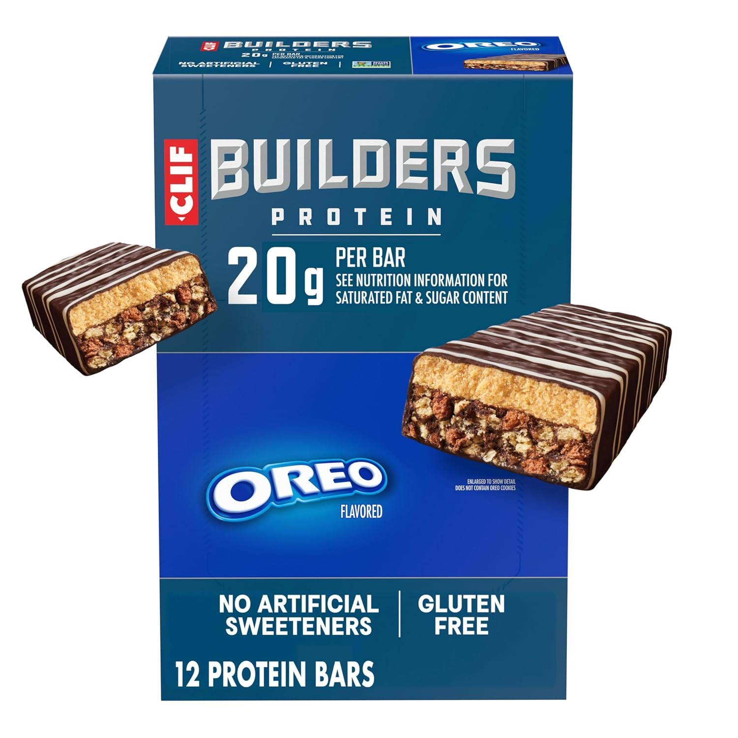 CLIF BUILDERS Oreo spokeasy amazon shop store Grocery page Bar None page Clif Bar page Clif Bars page