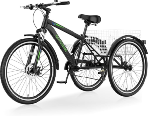 Sisy Adult Mountain Tricycle spokeasy amazon store Bicycles page Adult Tricycles page Adult Trike page MTB page Seen Heart MTB page