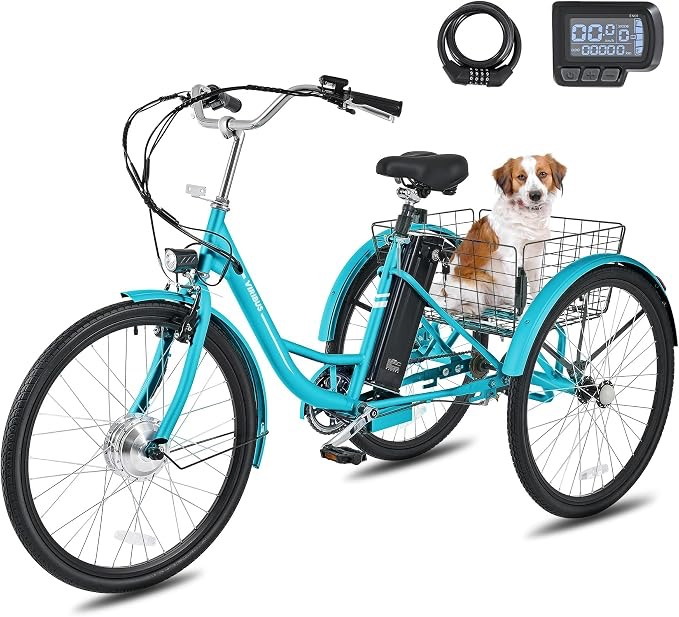 VIRIBUS E-Trike for Adults VIRIBUS Electric Trike for Adults spokeasy amazon shop store Bicycles page Adult Tricycles