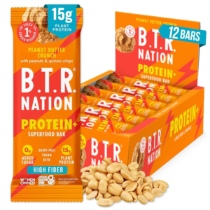 B.T.R. Nation High-Protein Bar spokeasy amazon shop store Grocery page Bar None page Keto Bars page